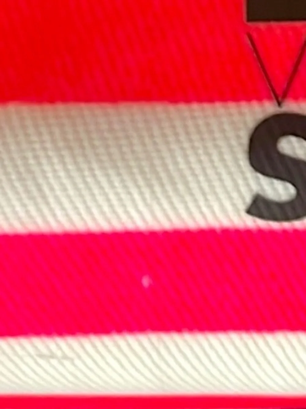 I ❤️ Victoria Secret Vintage Mini Pink Stripe Cosmetic Bag NWOT